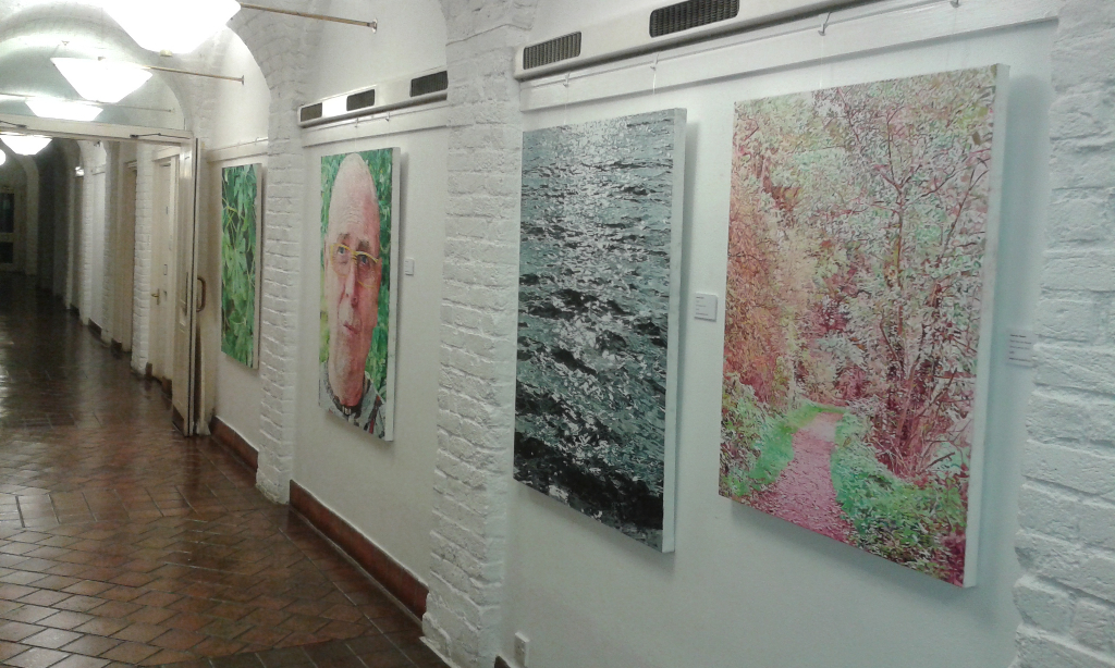 Harvey Taylor's paintings at the Crypt