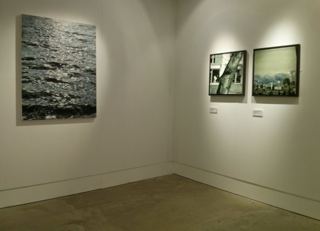 Installation shot of Sea II at Ipswich Art School